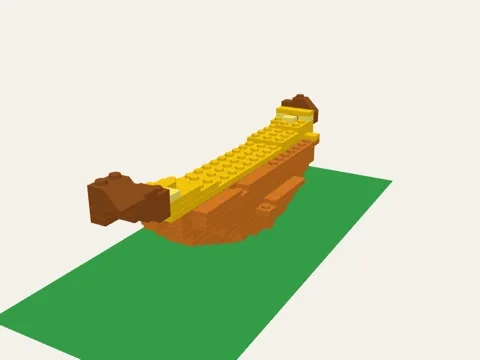 Banana brick model