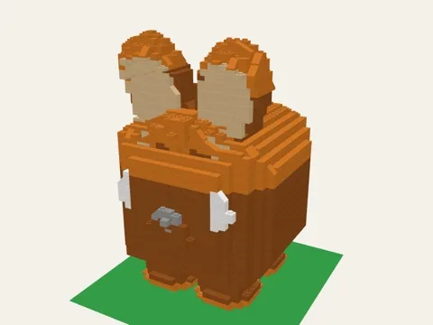 Bunny brick model