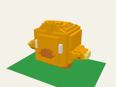Chick brick model