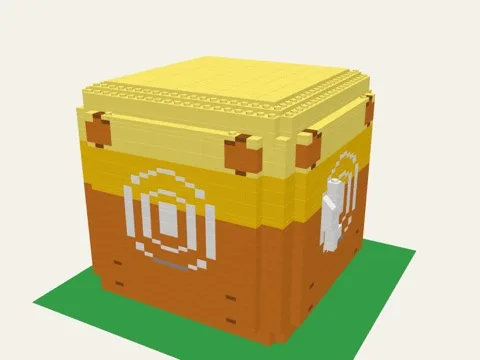 Coin block brick model