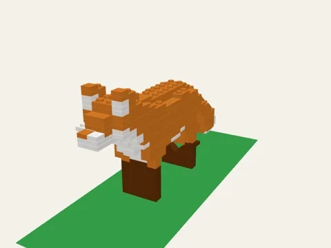 Fox brick model