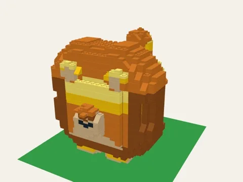 Lion brick model