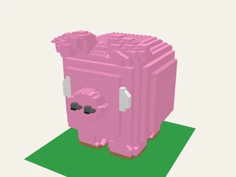 Pig brick model
