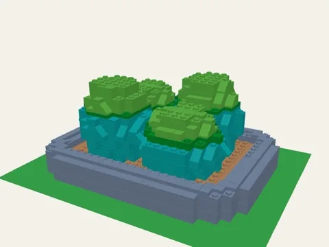 Planter brick model