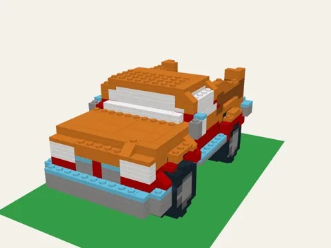 Little truck brick model